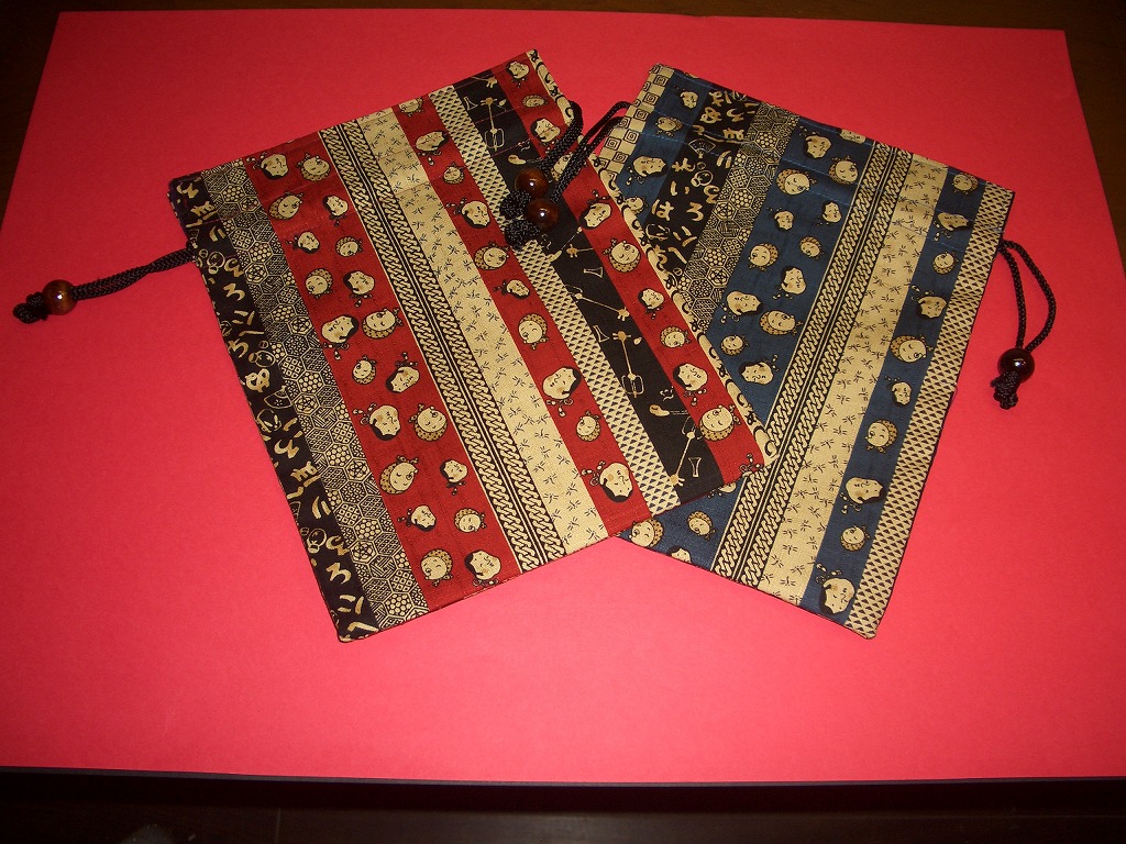 おかめひょっとこ巾着　580円（税込）